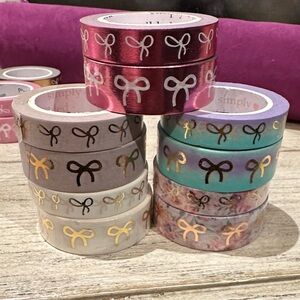 Decorative Bow Washi Tape Set